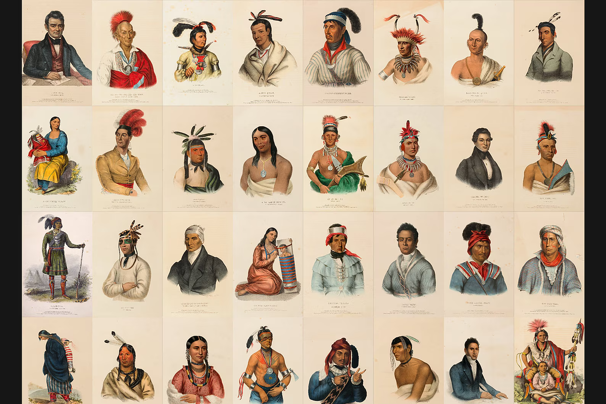 History of the Indian Tribes, a Person Illustration by Digital Museum (Photo 7 of 10)