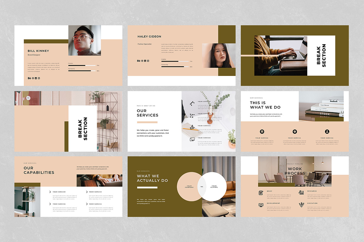 Feast - PowerPoint Template, a Presentation Template by Bervisual
