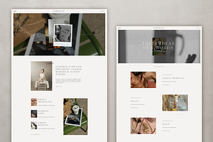 Parisian: Squarespace 7.1 Template