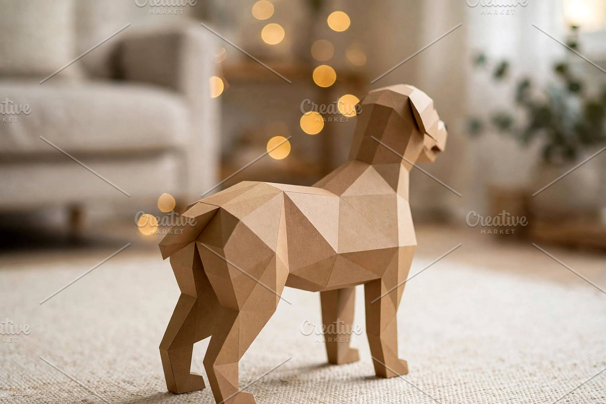 Mastiff cane corso - 3d papercraft, a Card Template by PAPER amaze (Photo 4 of 5)