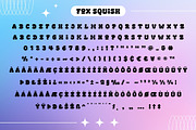 Fox Squish: 4 Font Styles, a Symbol Font by Fox7 By Rattana (Thumbnail 10 of 14)