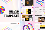 Brand Guidelines Template| Geometric, a Presentation Template by Bulbly Graphics (Thumbnail 1 of 5)