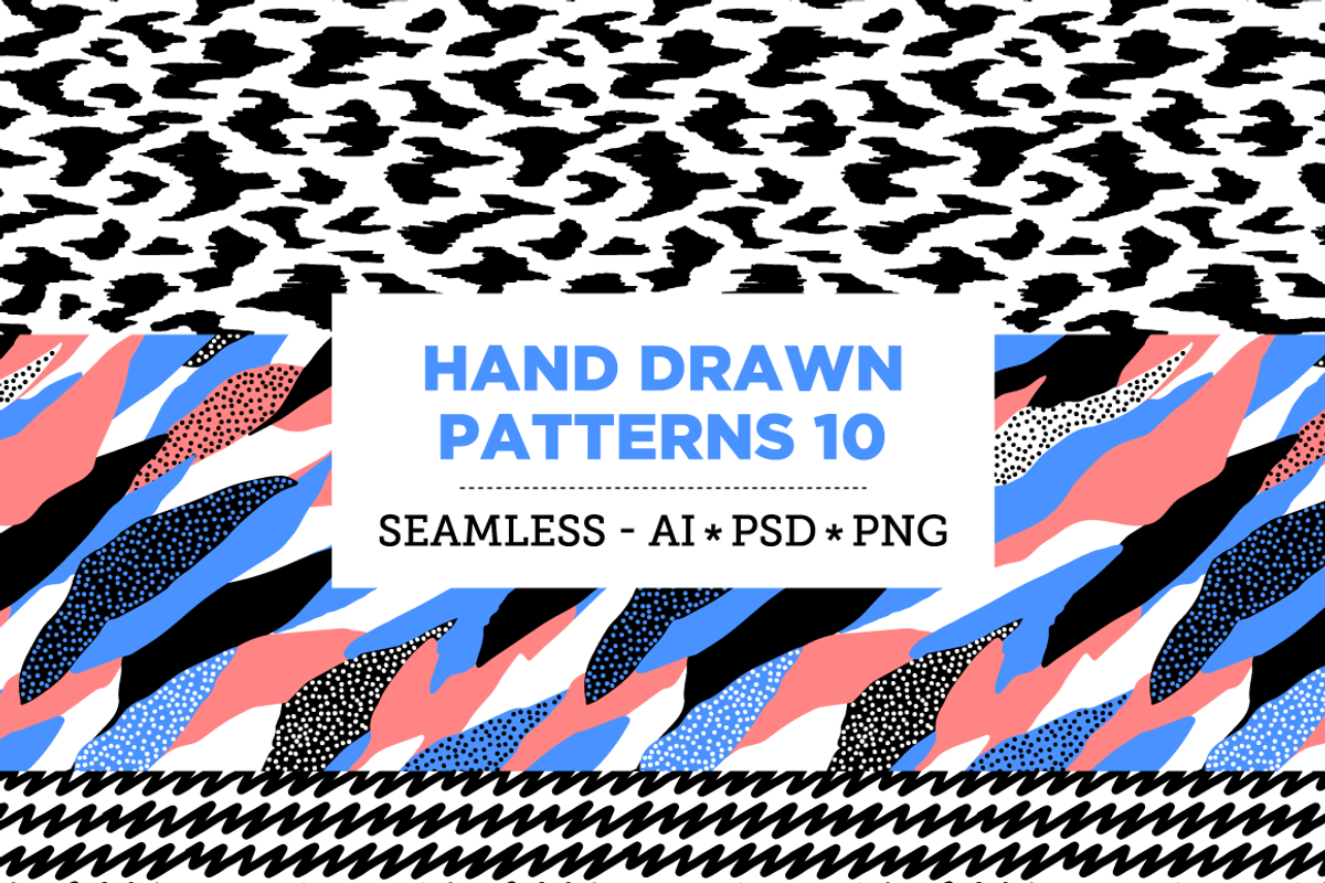 Hand Drawn Patterns 10, a Pattern Graphic by kloroform