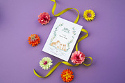 2 Canva Baby Shower Invitation, a Card Template by The Dark Matter Art (Thumbnail 7 of 7)