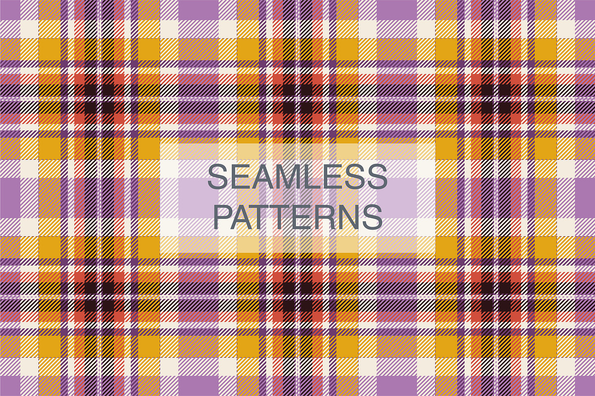 #17 Halloween Pattern Set of Plaids, a Pattern Graphic by Plaid4You (Photo 8 of 8)