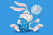 Cheerful bunny, a Graphic by Vector beauty (Thumbnail 3 of 5)