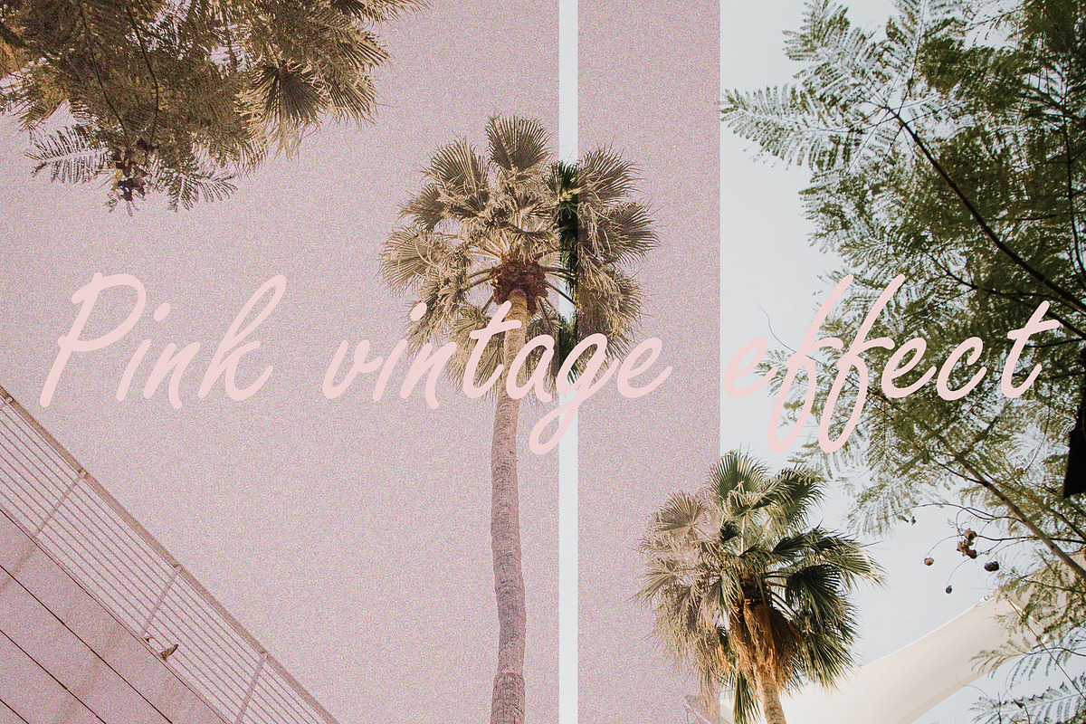PinkVintage Photo Effect, a Texture Graphic by Drawwell (Photo 5 of 6)