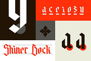 Easy Company Typeface Complete Set, a Blackletter Font by Thomas Ramey Designs (Thumbnail 4 of 6)
