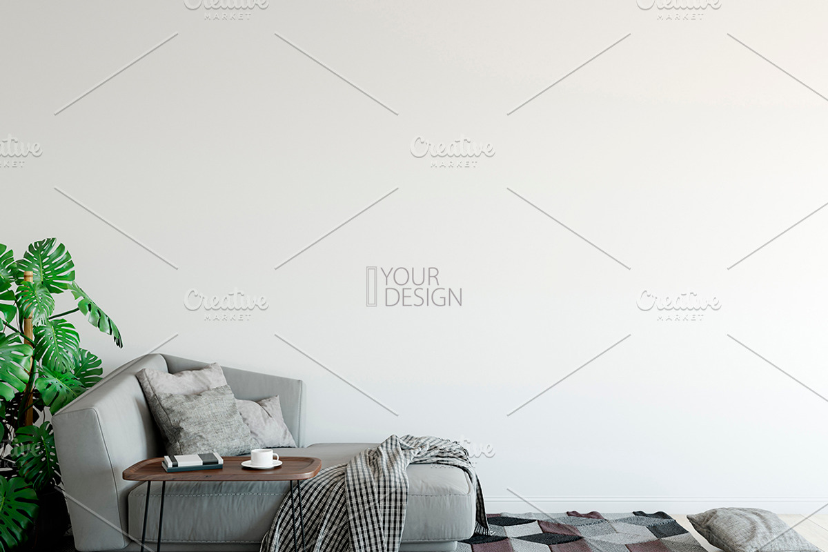 Wall & Frames Mockup - Bundle Vol 4, a Print Template by Yuri-U (Photo 20 of 32)