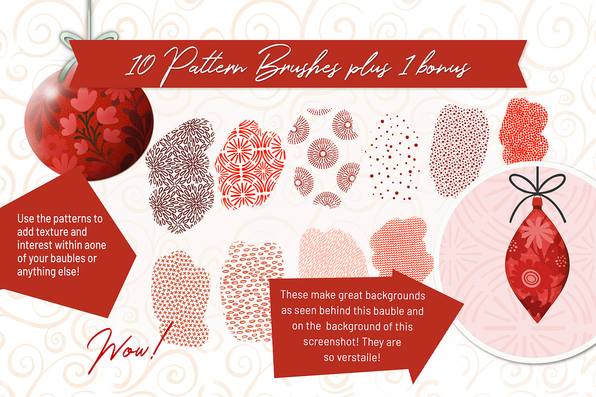 Christmas Procreate Asset Kit &, a Brushes & More by DeloresArt (Photo 12 of 14)
