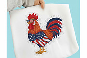 Faux Yarn American Eagle 4th of July, an Illustration by Designking (Thumbnail 1 of 6)