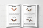 Watercolor Bat Clipart, Cute Bat PNG, an Animal Illustration by BrushstrokeArtGB (Thumbnail 9 of 9)