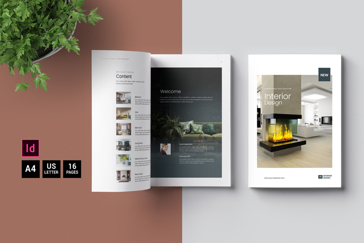 Interior Design Catalogs, a Brochure Template by adekfotografia