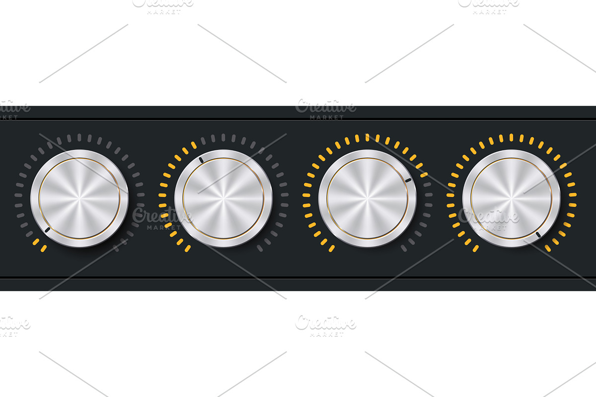 Moderate volume round controller, an Object Illustration by YummyBuum