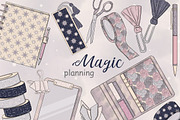 Magic Planning Collection, a Work Illustration by GlamArtZhanna (Thumbnail 1 of 3)