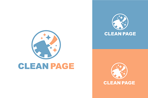 Clean Page Logo Vector Simple, a Branding & Logo Template by zaqilogo