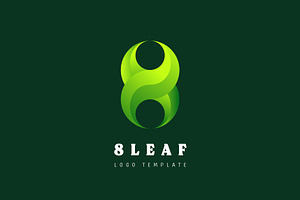 8 Leaf Logo Design Template, a Branding & Logo Template by Morvana Crew