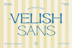 BD Velish Sans | 10-Font Family