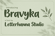 Bravyka Bold Script Hand Lettering, a Handwritten Font by Letterhanna Studio (Thumbnail 1 of 9)