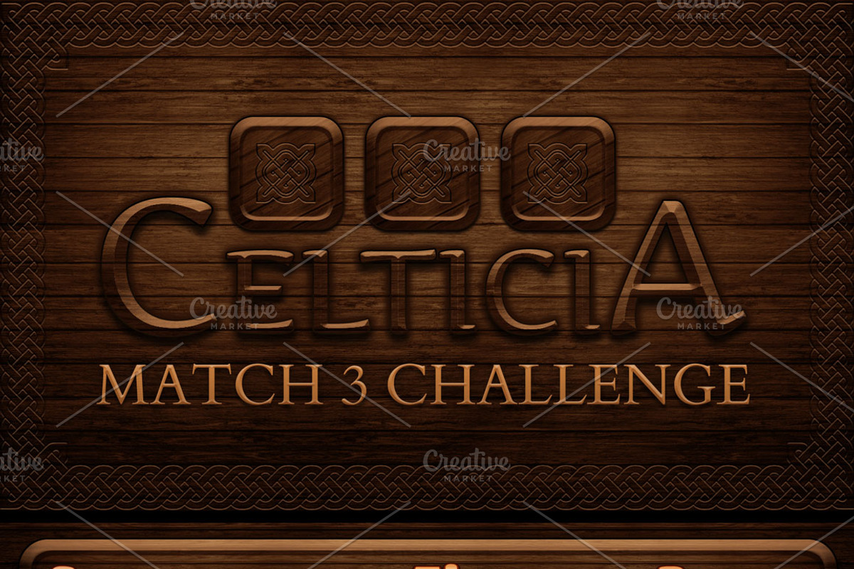 Celticia Match 3 Game Kit, an Illustration by quicky (Photo 2 of 3)