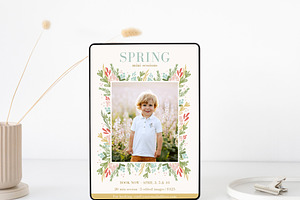 Spring Mini Session Marketing Board, a Marketing Template by Sweet Little Muse