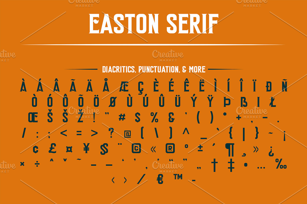 Easton Sans & Serif preview 5