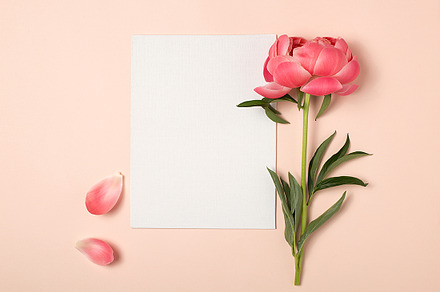 Greeting card mockup, a Print Template by KateAedon