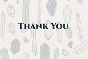 Line Crystals Clipart Bundle, an Object Graphic by IllustratorAnnie (Thumbnail 7 of 7)