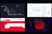 Cyberpunk Backgrounds Set, a Background Graphic by Olga Ryzychenko (Thumbnail 2 of 6)