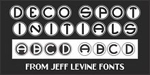 Deco Spot Initials JNL