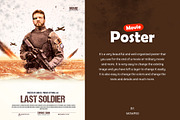The Last Soldier Movie Poster/Flyer, a Brochure Template by WOWPro (Thumbnail 2 of 4)