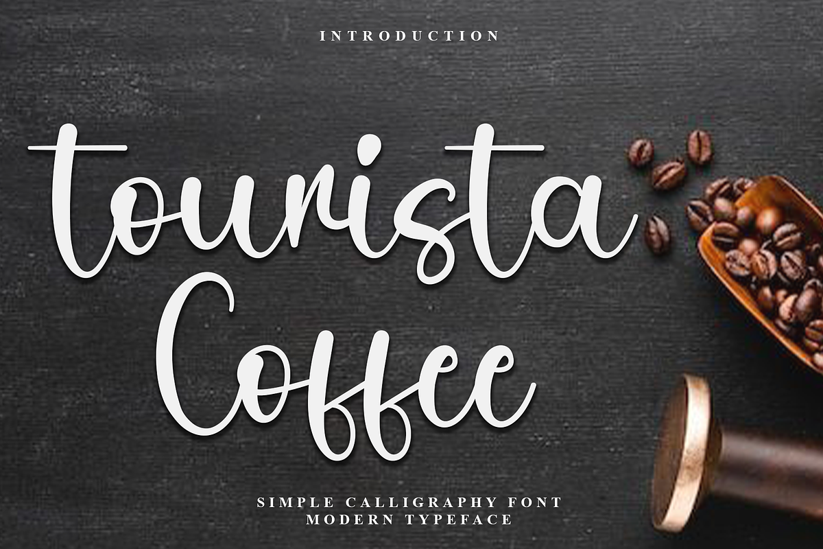 Tourista Coffee, a Handwritten Font by InermediaSTUDIO (Photo 1 of 9)