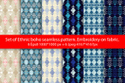 Set of Ethnic boho seamless pattern., a Pattern Graphic by Shop seamless patterns (Thumbnail 1 of 7)