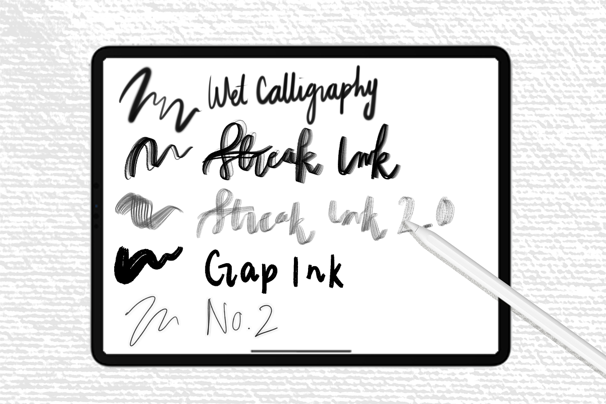 Ink 38 | Procreate Brush Kit, a Brush Add-On by Rachel McBride Creative (Photo 3 of 8)