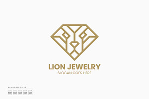 Lion Jewelry Logo, a Branding & Logo Template by Zeer Graphic