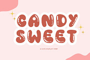 Candy sweet font, a Handwritten Font by JJuta (Thumbnail 1 of 6)