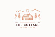 Cottage Logo Hut Forest Wood House, a Branding & Logo Template by Signatoro (Thumbnail 2 of 2)