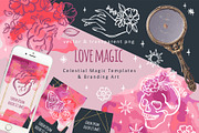 LOVE MAGIC SOCIAL, a Social Media Template by FARAWAYKINGDOM (Thumbnail 1 of 10)