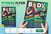 5 Fitness Flyer Bundle / Gym Flyer, a Flyer Template by Ammad (Thumbnail 3 of 6)