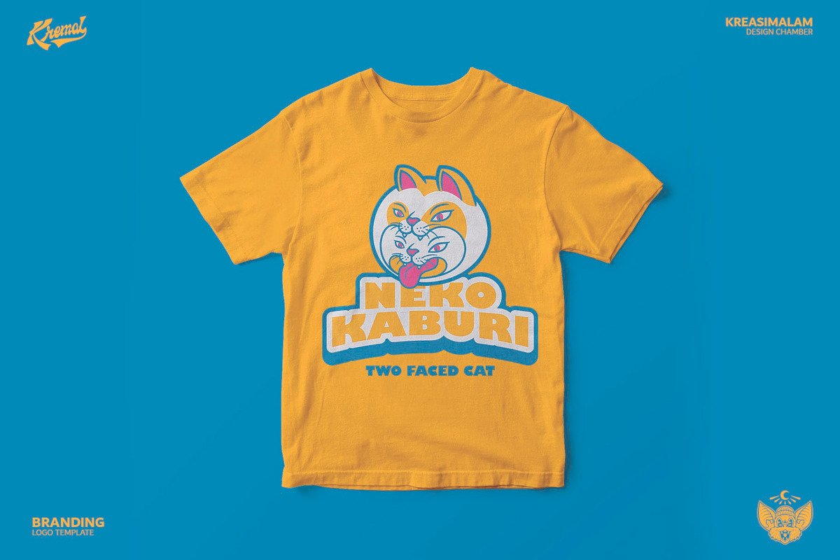 Neko Kaburi Logo Template, a Branding & Logo Template by Kreasi Malam (Photo 5 of 9)