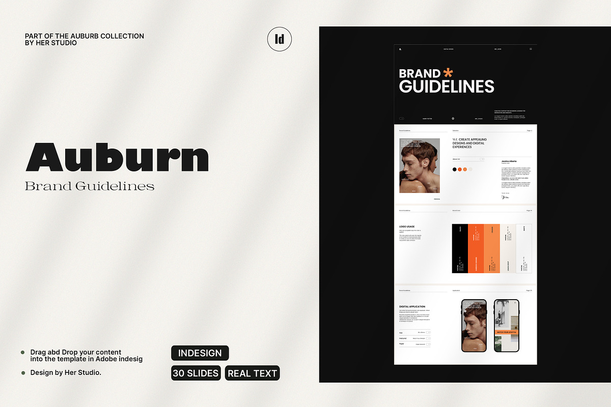 Brand Guidelines, a Presentation Template by S A N D Y (Photo 2 of 11)