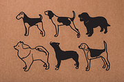 Vintage Dog Doodles Mega Bundle, an Illustration by duka (Thumbnail 3 of 19)