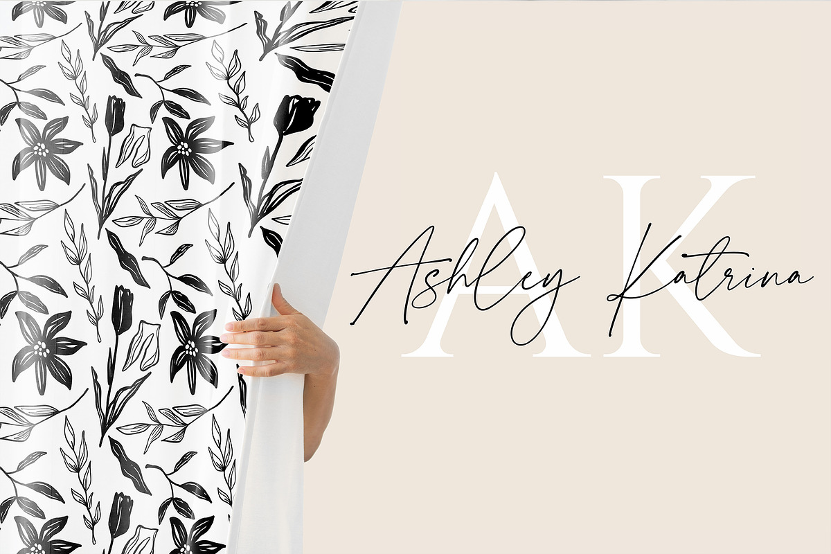 Abstract Floral Elements & Patterns, an Illustration by Ashley Katrina (Photo 8 of 8)