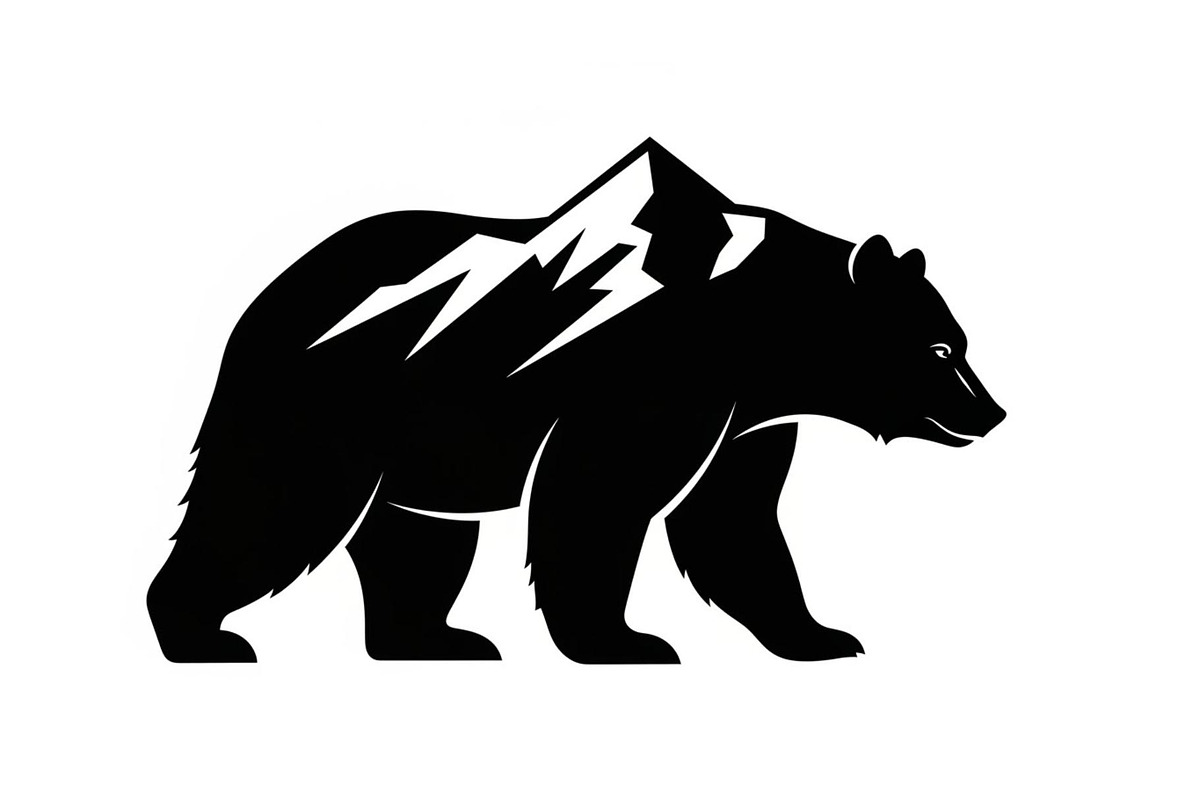 Nature Wildlife Bear Silhouette Bund, an Illustration by Designs_River (Photo 6 of 51)