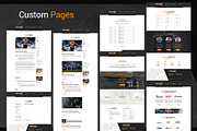 American Football - WordPress theme, a WordPress Template by TonyTemplates (Thumbnail 5 of 5)