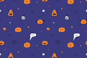 Cute Halloween seamless patterns set, a Pattern Graphic by Good Studio (Thumbnail 5 of 8)