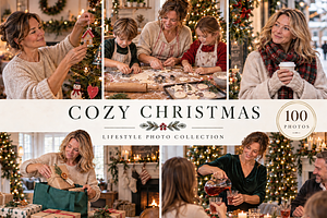 Cozy Christmas Lifestyle Photos