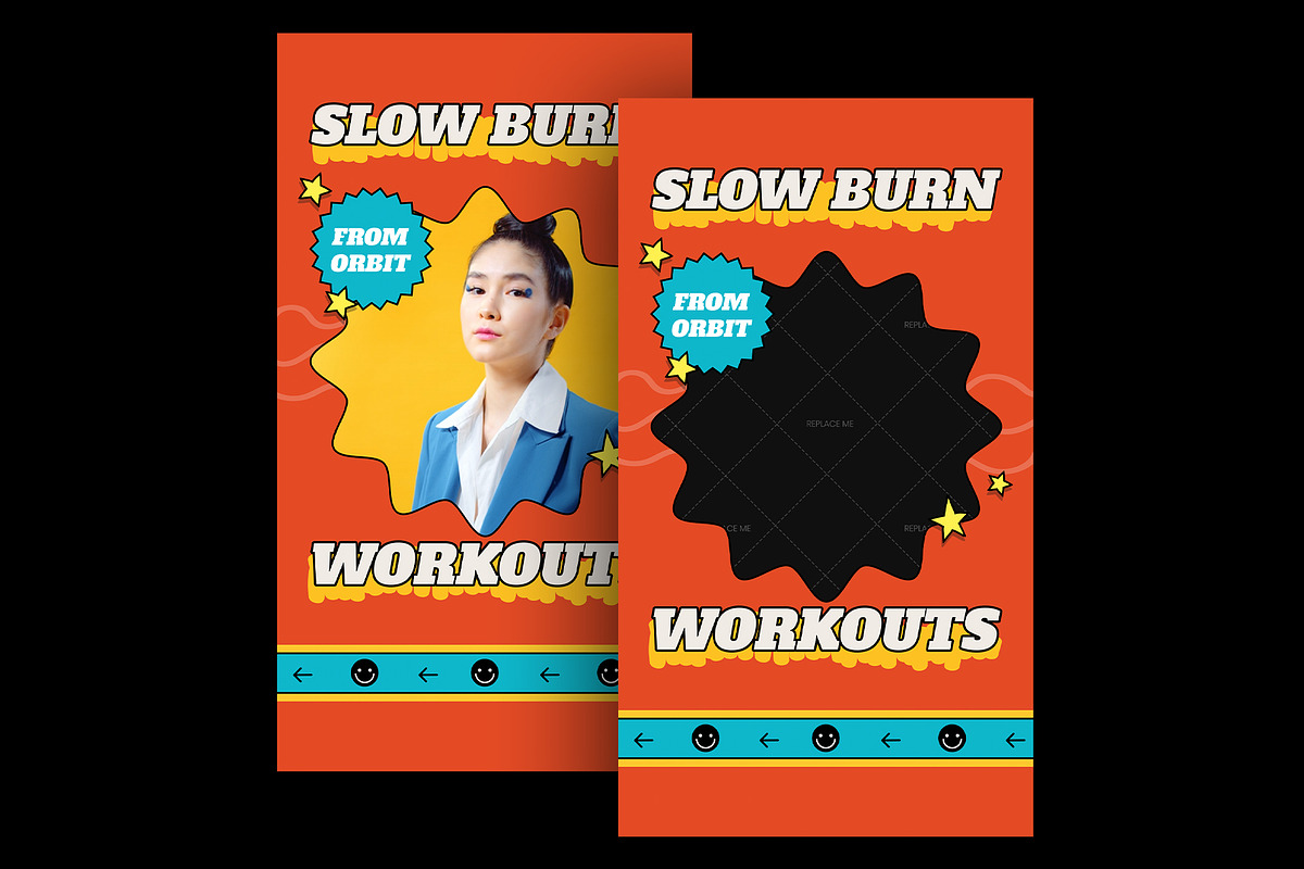 Retro Instagram Frames, a Social Media Template by Pixflow (Photo 4 of 11)