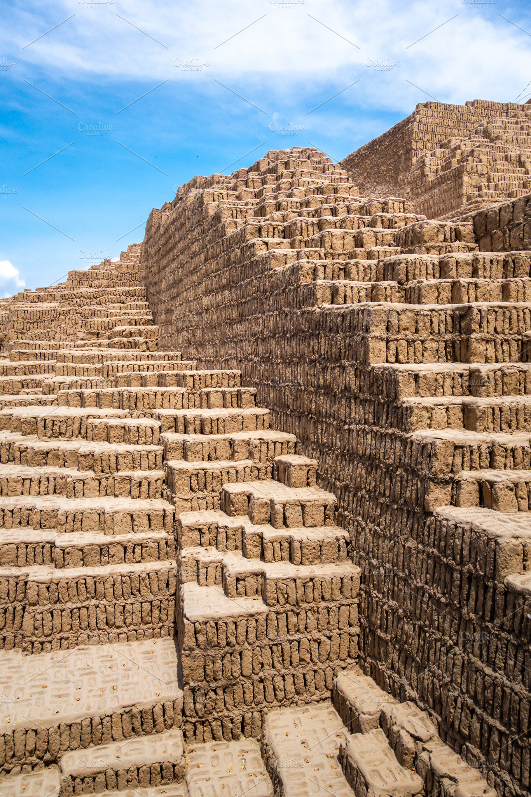 Huaca Pucllana Pyramid in Lima, Peru, an Architecture Photo by GoodGoods