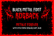 Rogback - Black Metal Font, a Blackletter Font by productype1 (Thumbnail 8 of 10)